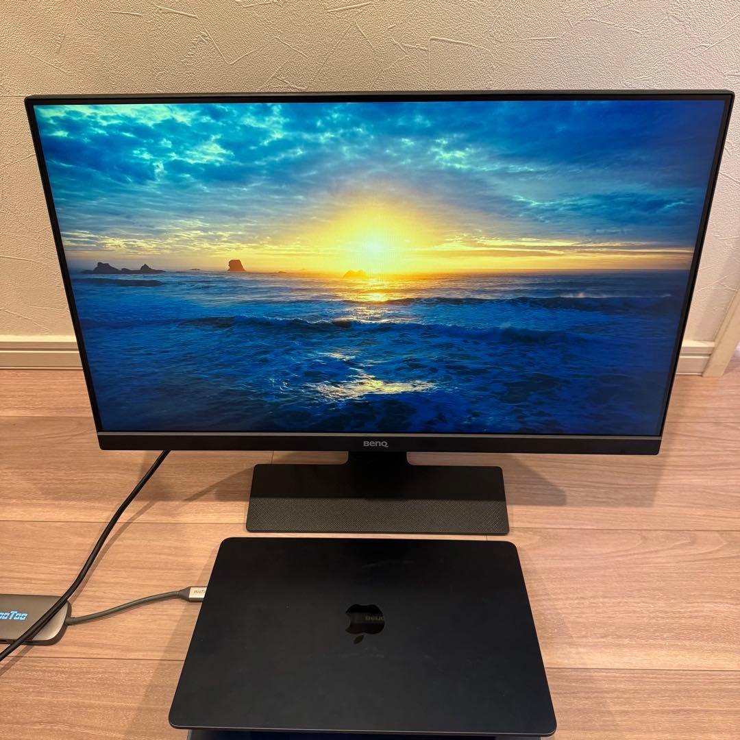 【美品】BenQ GW2480 27インチモニター　縦横回転可能