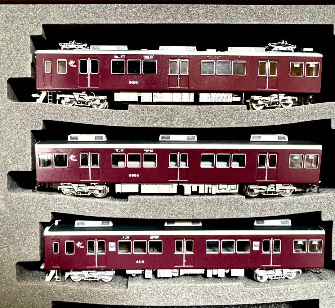 阪急 6000系 新塗装 6010編成 甲陽線 3両セット(電飾LED化)