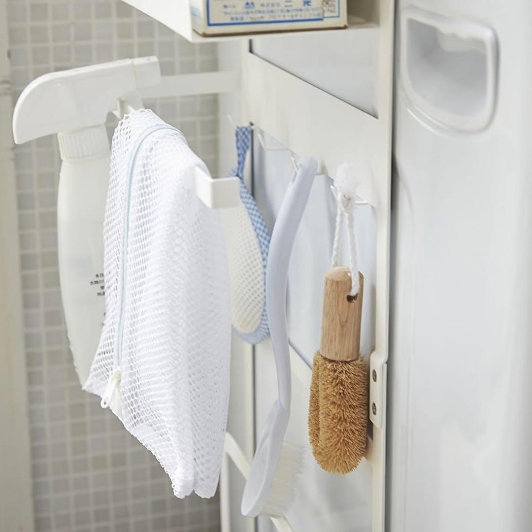 さすが山崎実業さん！あると便利！調味料ラック＆洗濯機横マグネットラックセット