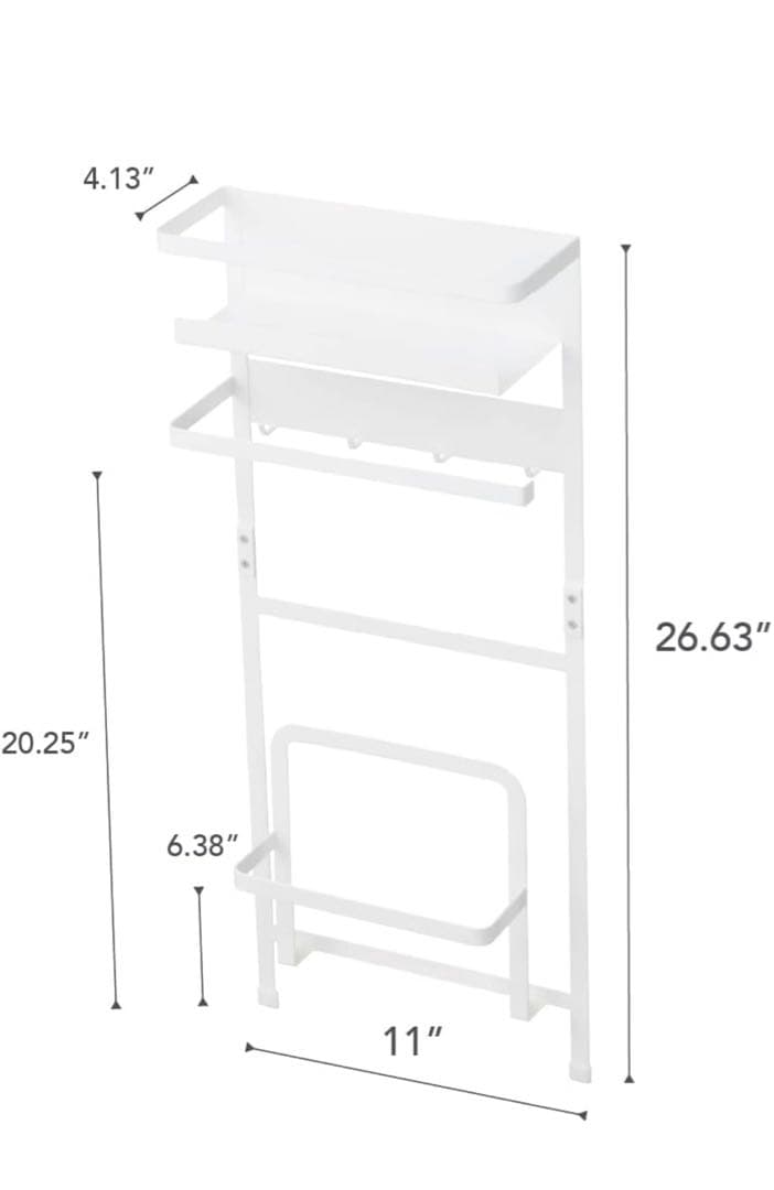 さすが山崎実業さん！あると便利！調味料ラック＆洗濯機横マグネットラックセット