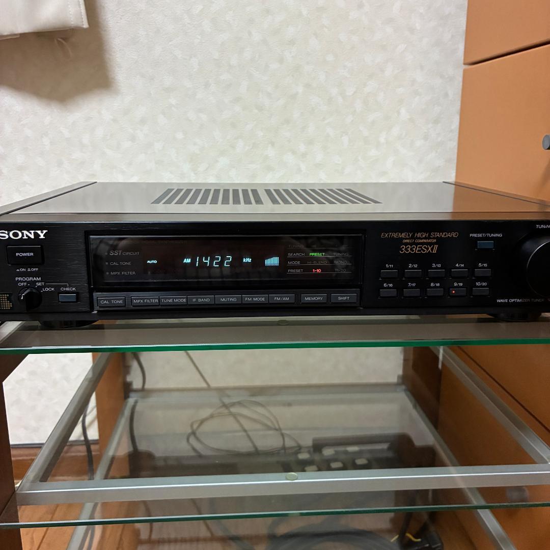 【動作品】SONY/ソニー FM/AMチューナー　ST-S333ESX Ⅱ