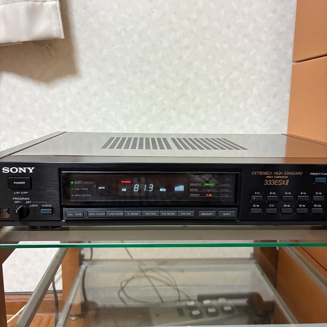 【動作品】SONY/ソニー FM/AMチューナー　ST-S333ESX Ⅱ