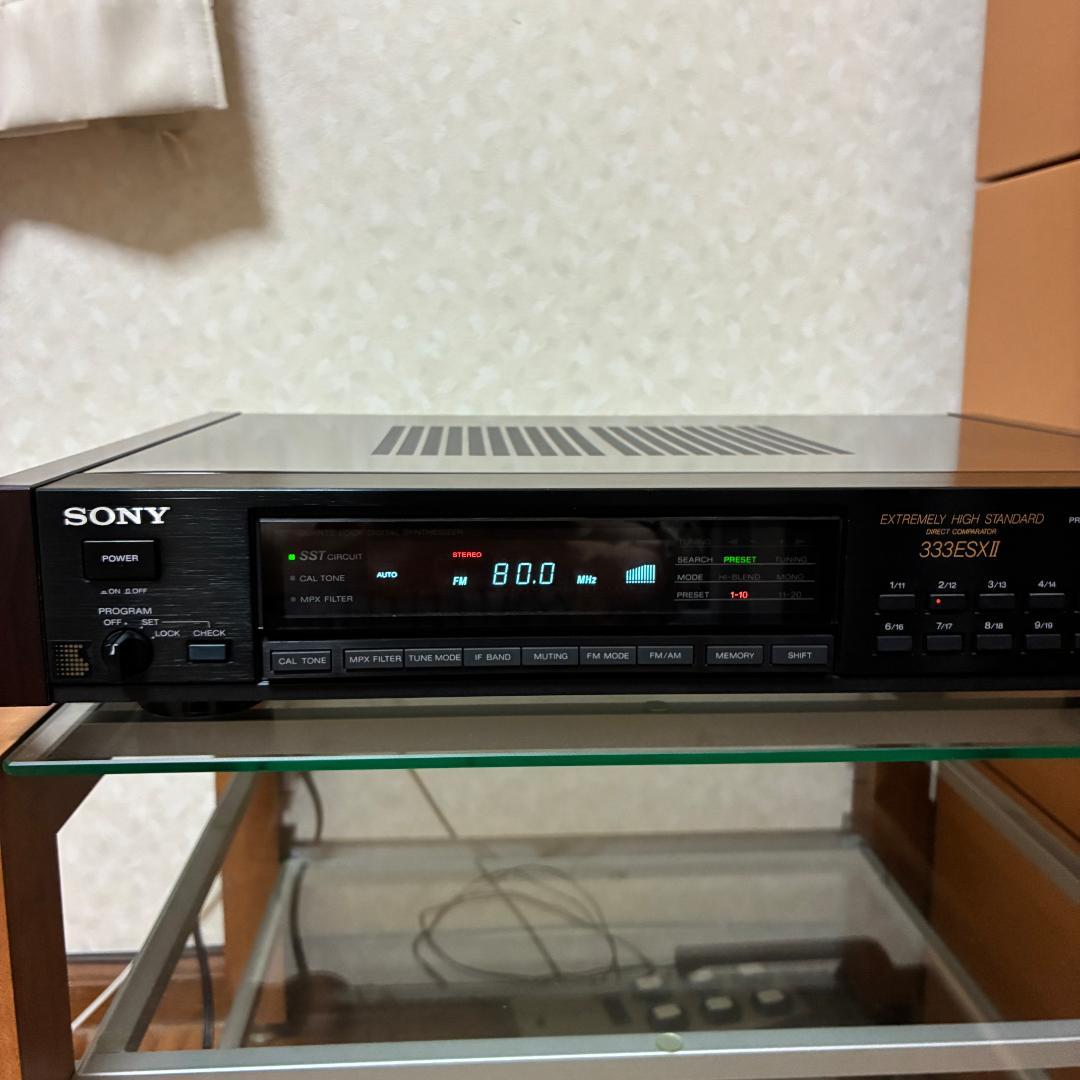 【動作品】SONY/ソニー FM/AMチューナー　ST-S333ESX Ⅱ