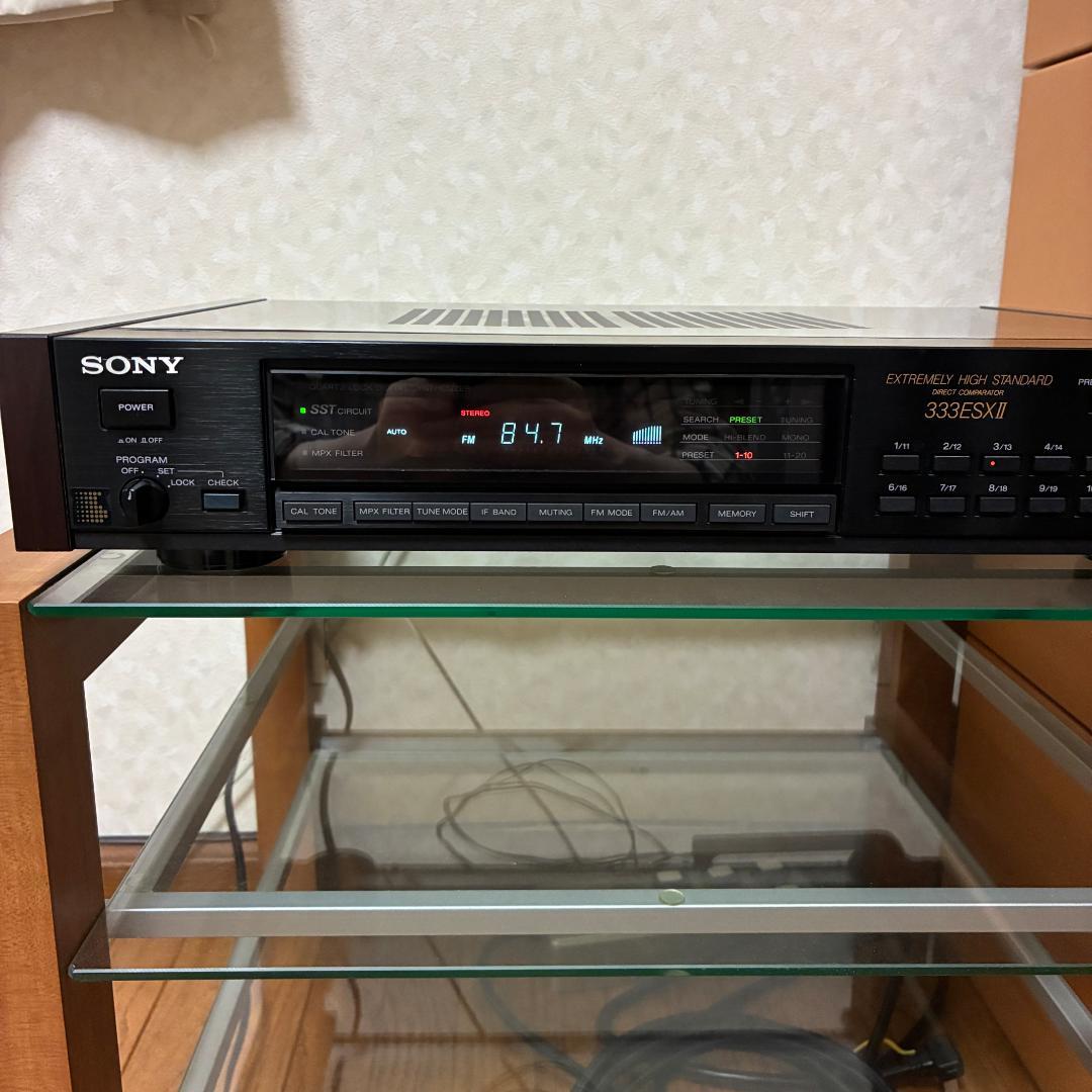 【動作品】SONY/ソニー FM/AMチューナー　ST-S333ESX Ⅱ