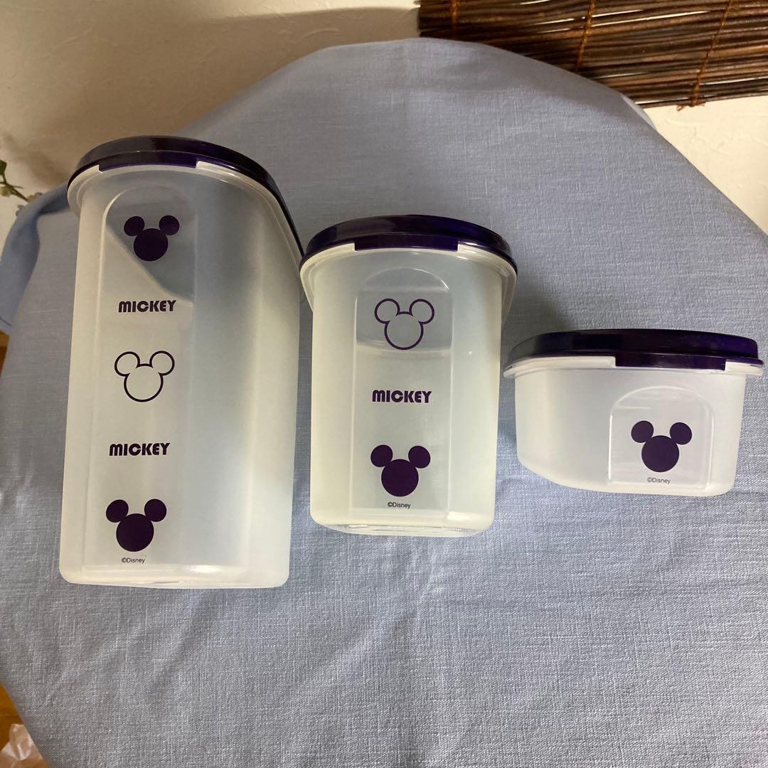 タッパーウェア ディズニー MMだ円 セット　ミッキー
