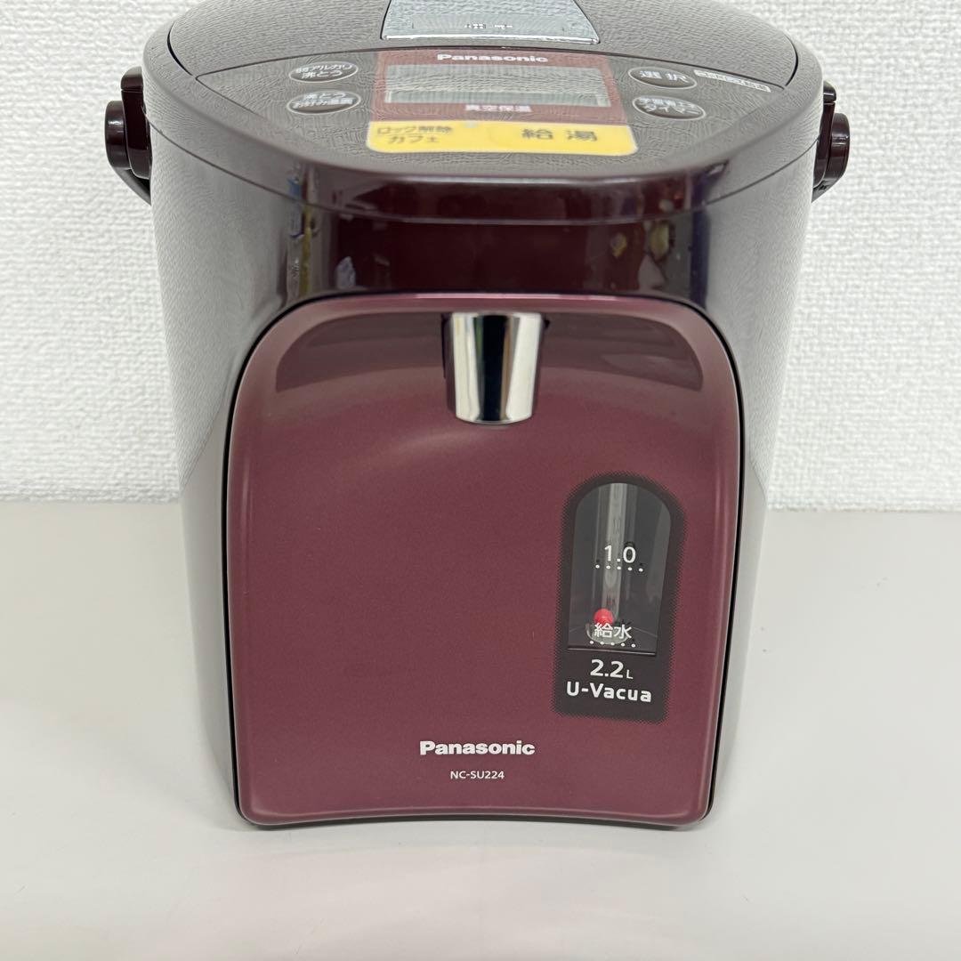 激安‼️ 23年製パナソニック 電気ポット 2.2リットル　NC-SU224