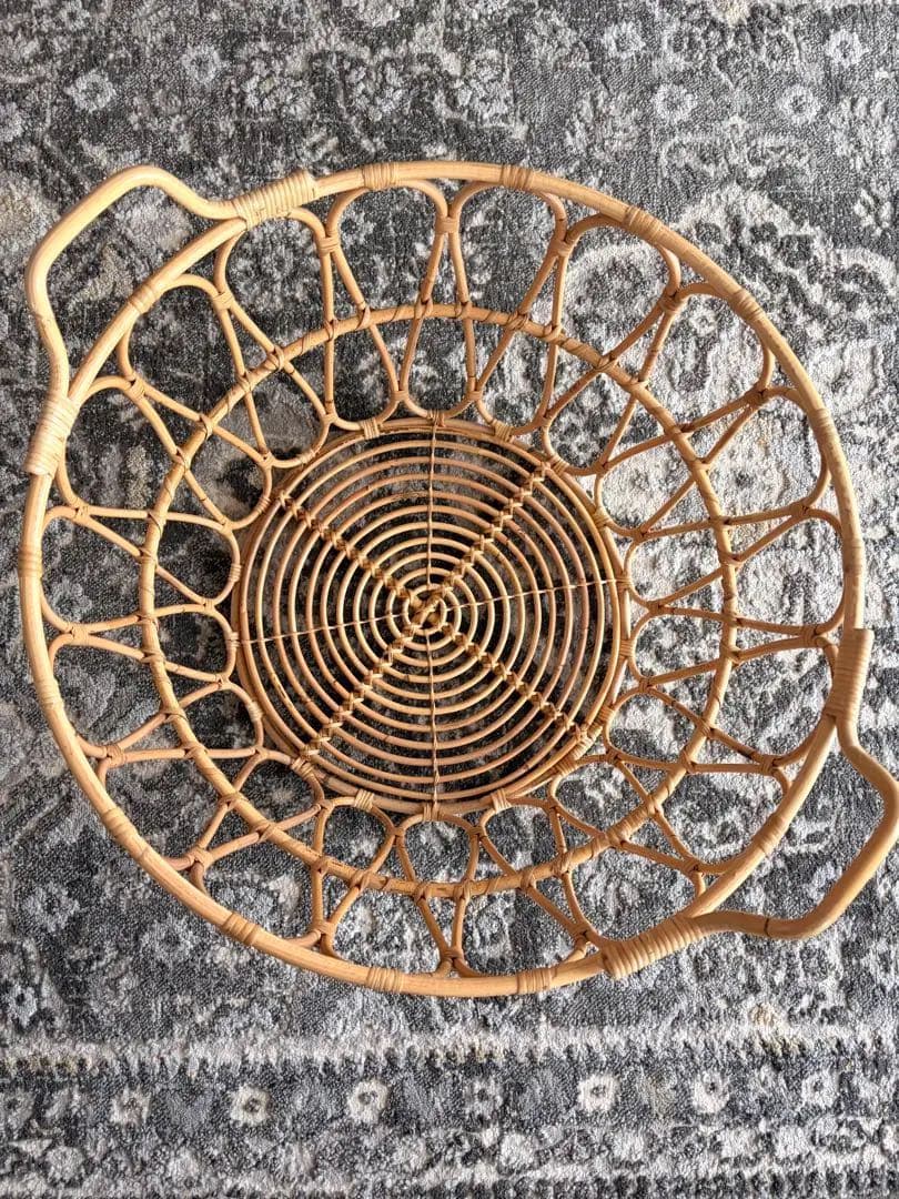 IKEA イケア スニダード バスケット　かご　ラタン　籐製　天然素材