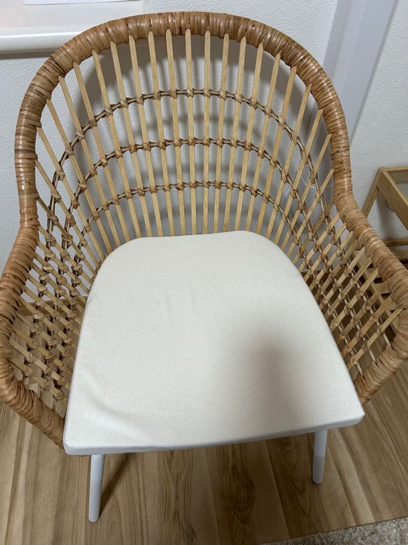【美品】IKEA　NILSOVEニルソーヴェ NORNAノールナ　クッション付