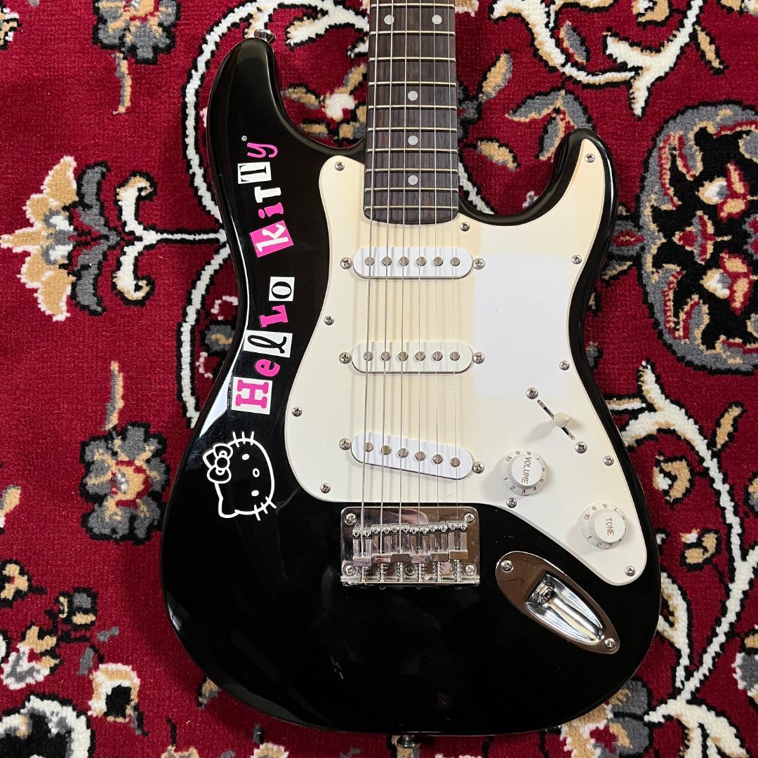 ギター Squier Hello Kitty Mini Stratocaster BLK