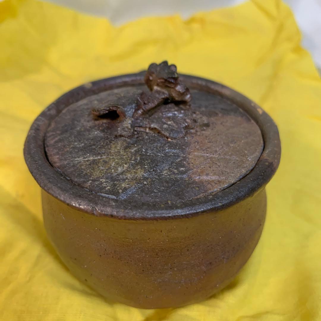 備前焼　宝瓶　桐箱入　未使用　煎茶器