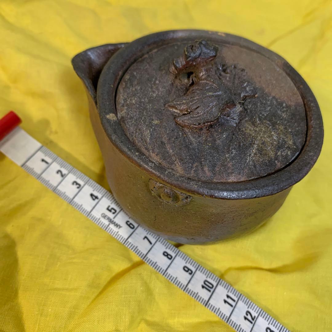 備前焼　宝瓶　桐箱入　未使用　煎茶器