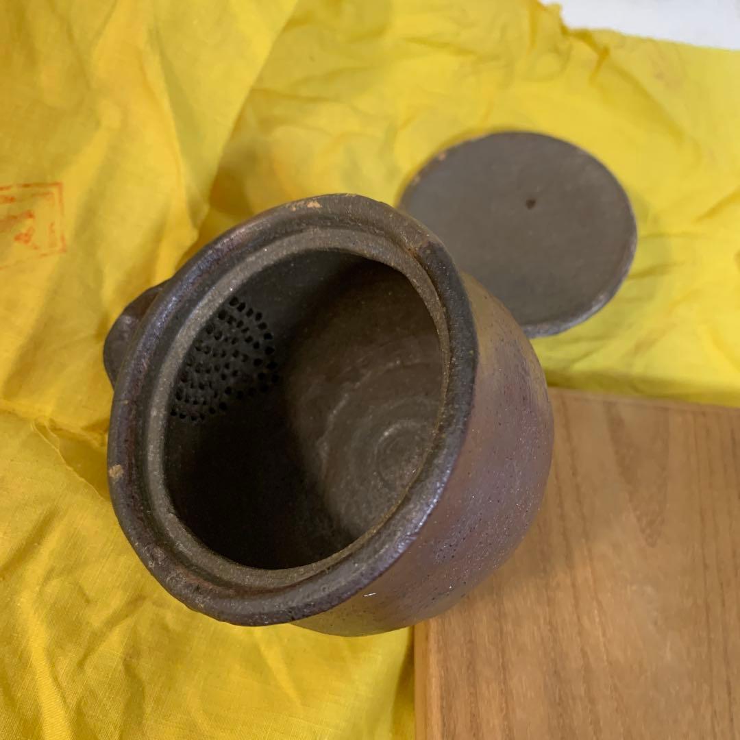 備前焼　宝瓶　桐箱入　未使用　煎茶器