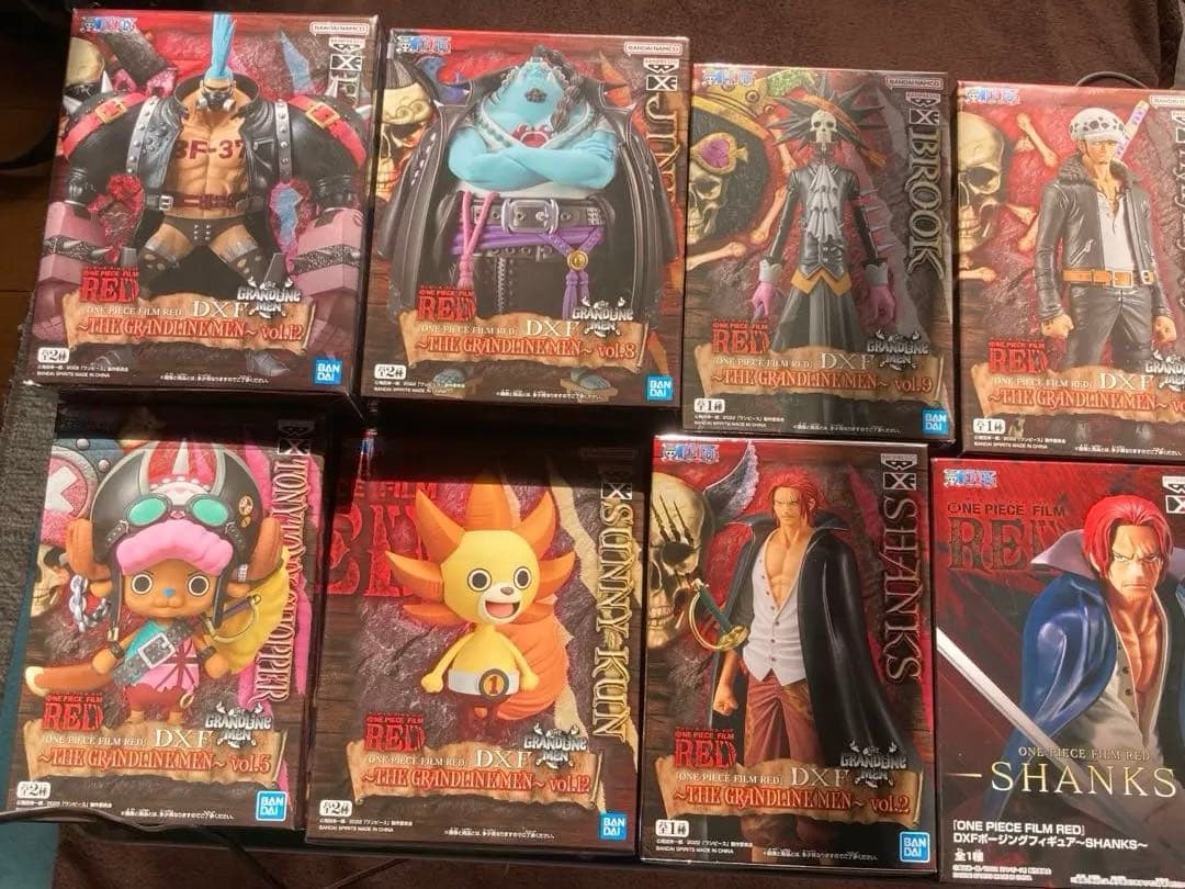 ONE PIECE FILM RED DXF フィギュア８体セット