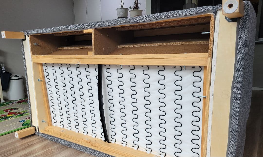 ナ*リ様 【中古】IKEA Karlstad グレー 2.5人掛け ソファー
