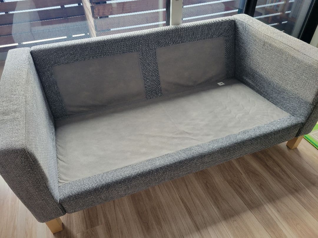 ナ*リ様 【中古】IKEA Karlstad グレー 2.5人掛け ソファー