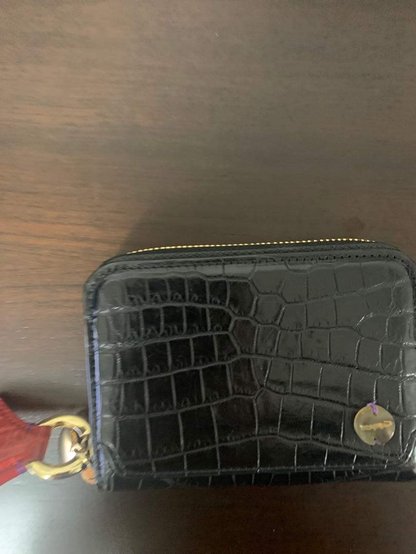 お*︎様 チビナイル　マットクロコダイル ウォレット