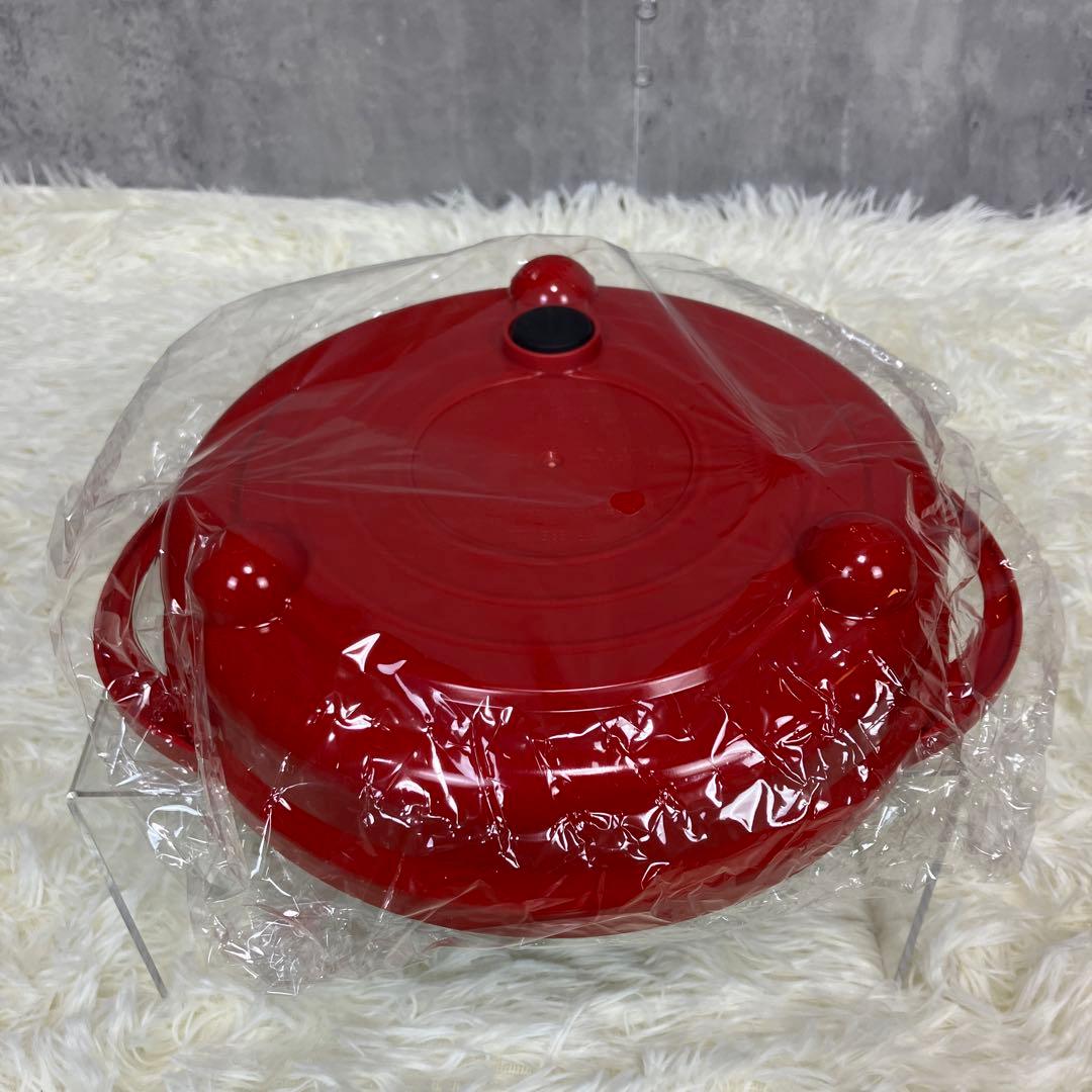 レンジメイト　プレミアム　電子レンジ調理器具 　赤色
