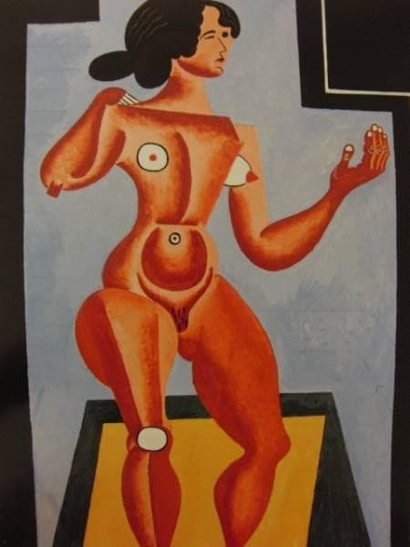 Joan Miro、LE GRAND NU DEBOUT、画集画、新品額装付