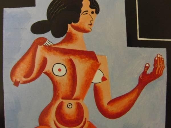 Joan Miro、LE GRAND NU DEBOUT、画集画、新品額装付