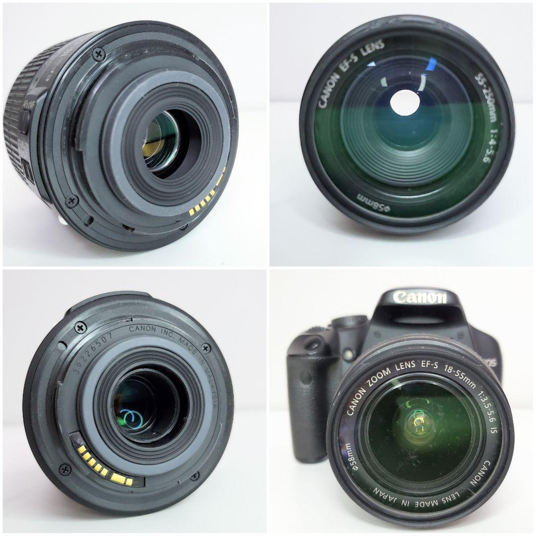 【初心者セット】Canon EOS Kiss X2 ダブルズーム 望遠 リモコン