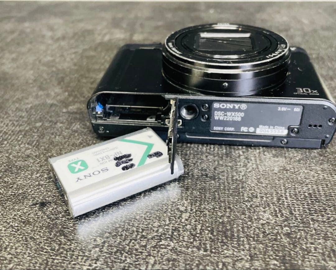 【動作品】SONY ソニー Cyber-shot DSC-WX500 コンデジ