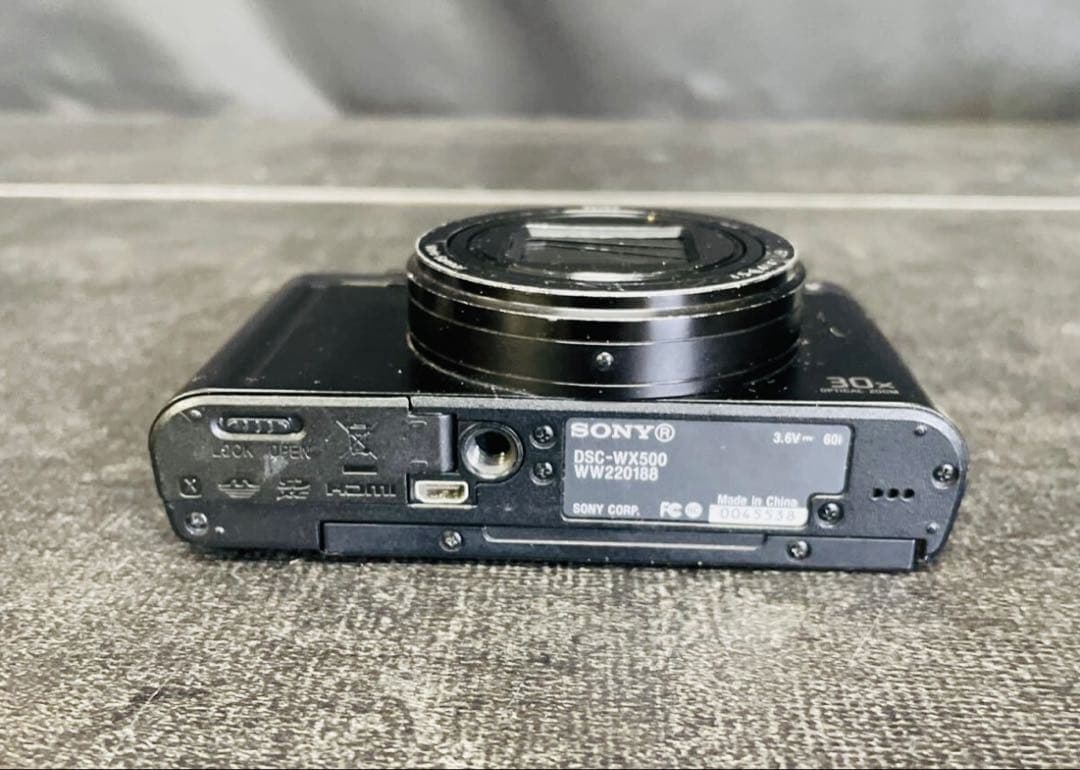 【動作品】SONY ソニー Cyber-shot DSC-WX500 コンデジ