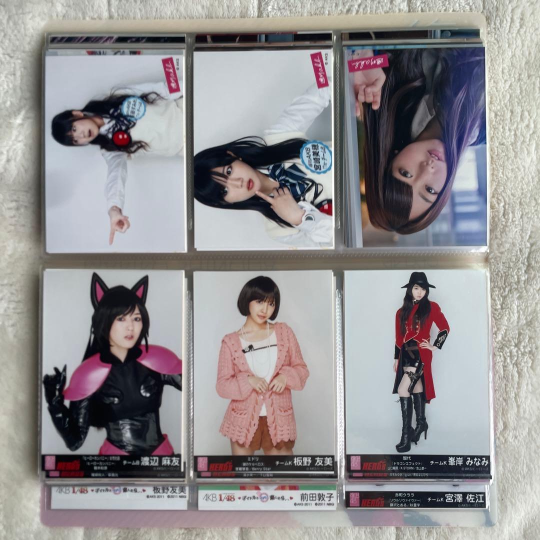 【激レア】 篠田麻里子サンタ衣装写真ケース 大量 AKB メンバー写真 おまけ付