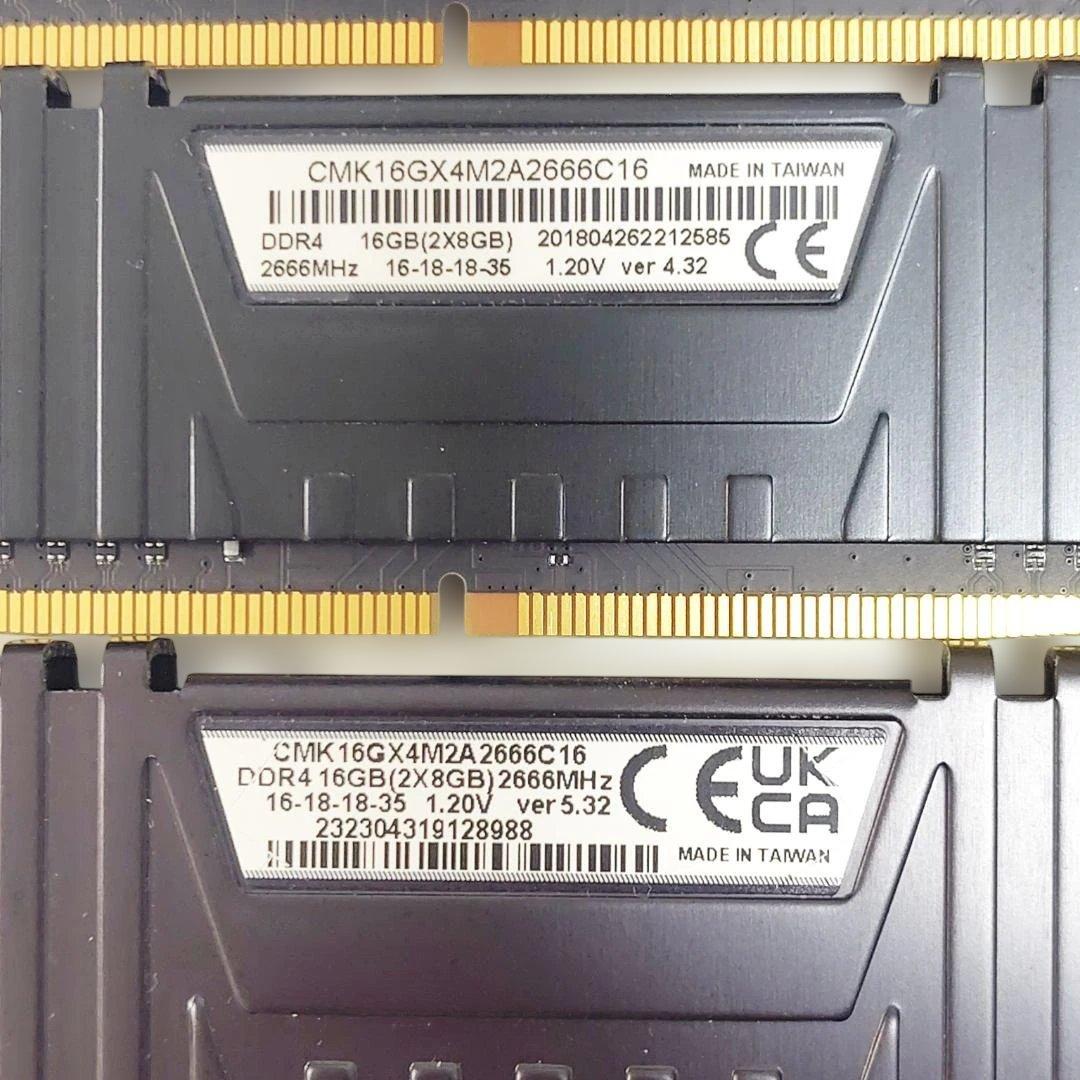 メモリー CORSAIR Vengeance LPX 32GB DDR4 2666MHz