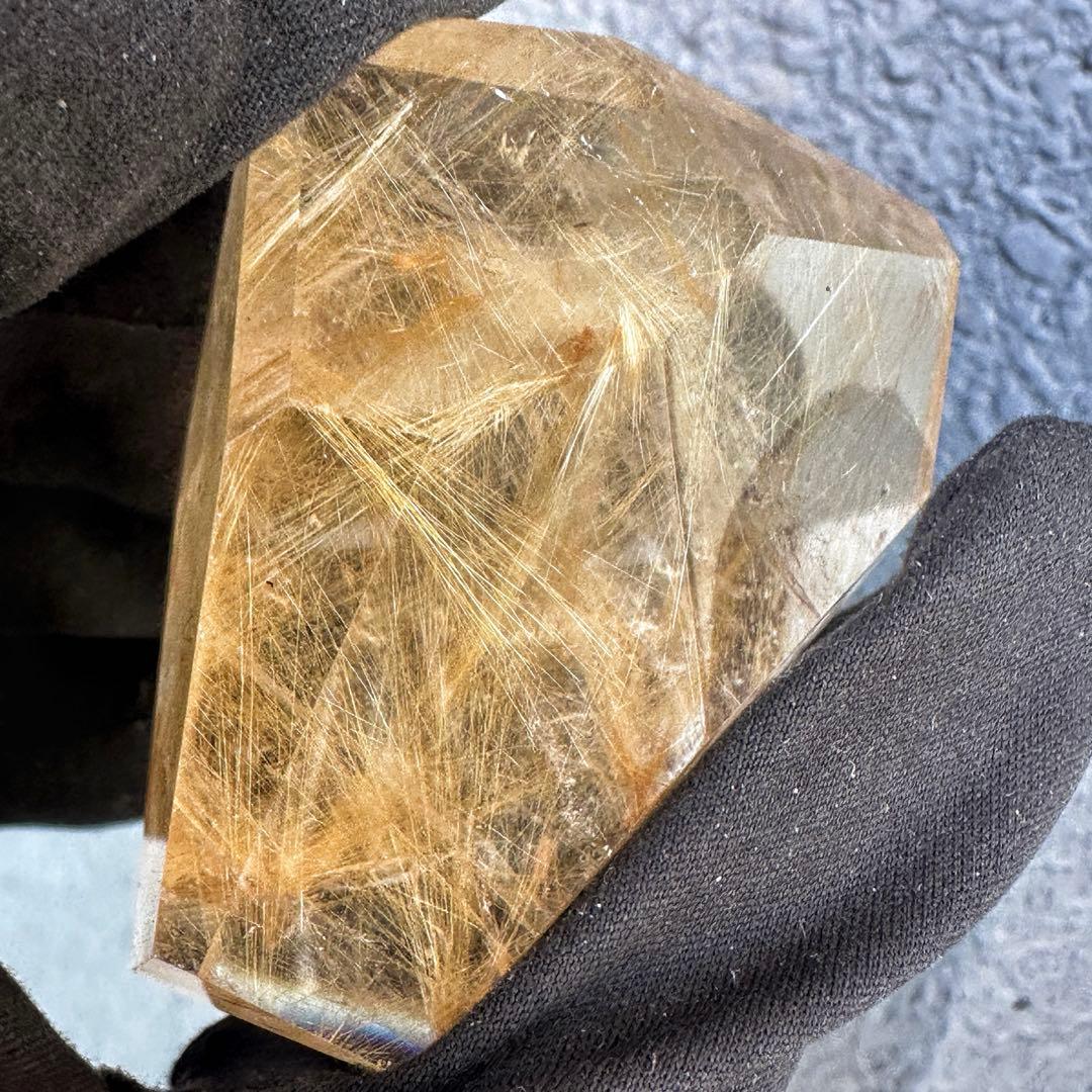 【財運・金運・事業運up❗️】ルチルクォーツ☆フリーフォーム水晶 原石A1519