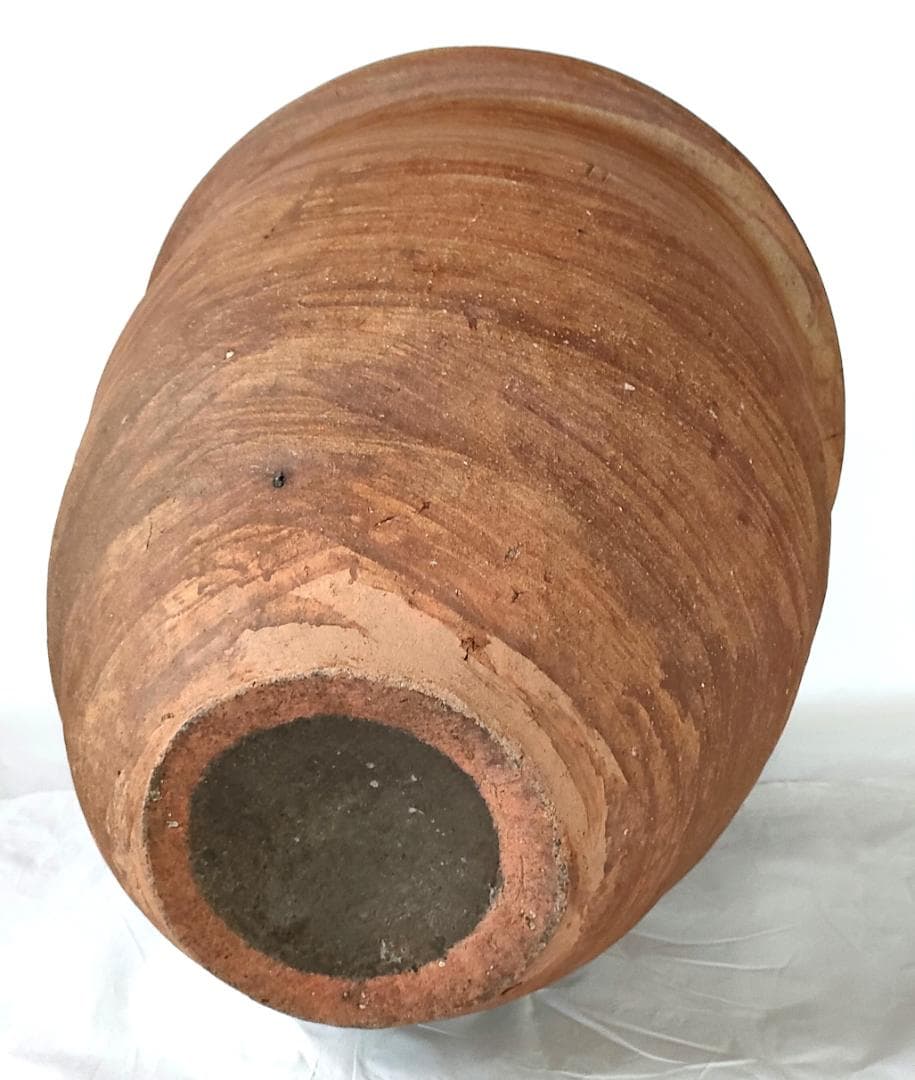 甕 素焼き スズメ蜂の巣模様 エリー242