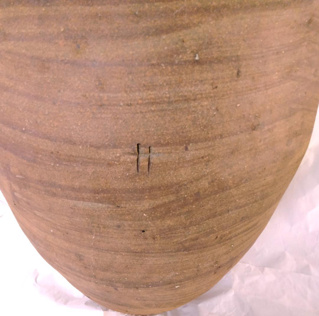 甕 素焼き スズメ蜂の巣模様 エリー242