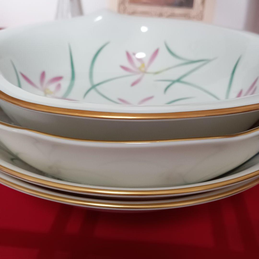 KORANSHA 香蘭社 リンドウ カットレア 大鉢 ４個