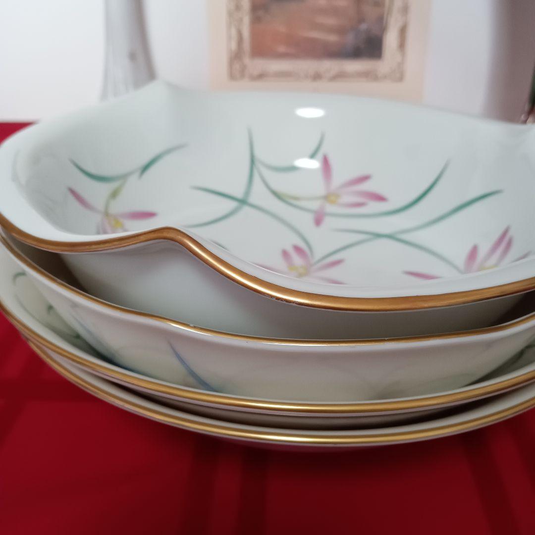 KORANSHA 香蘭社 リンドウ カットレア 大鉢 ４個