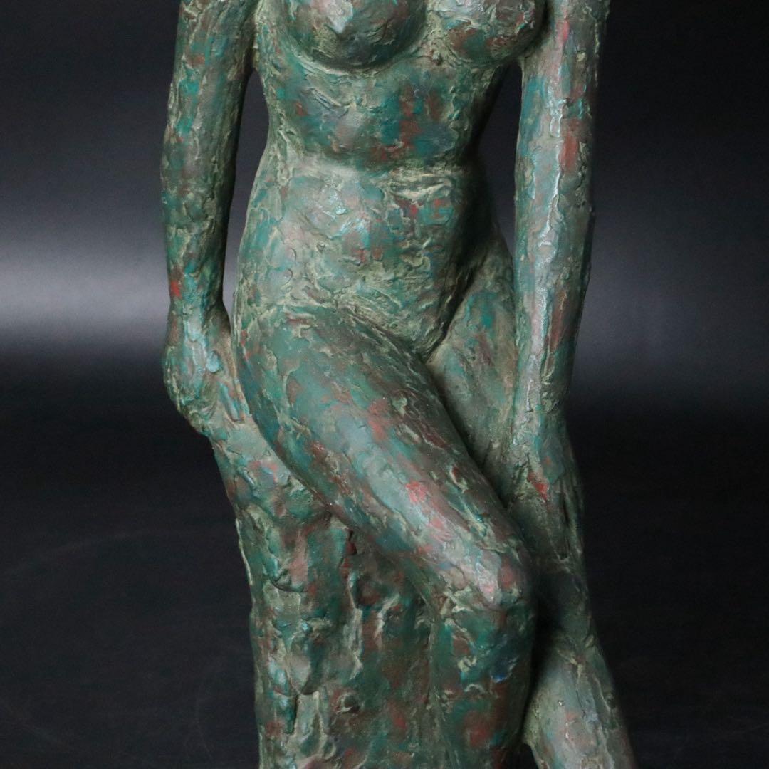 中川清 ブロンズ 裸婦像 高43cm 重さ 約6kg