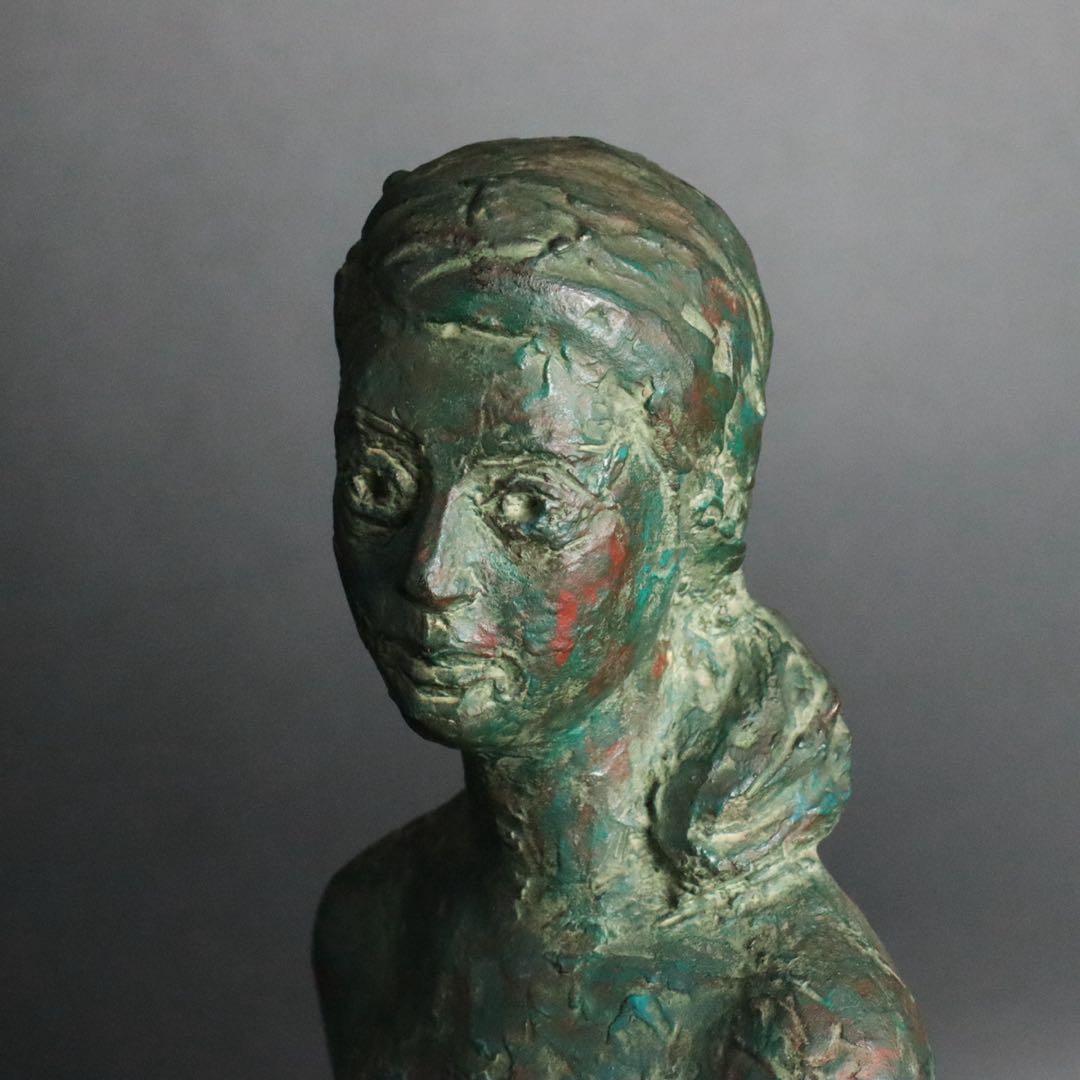 中川清 ブロンズ 裸婦像 高43cm 重さ 約6kg