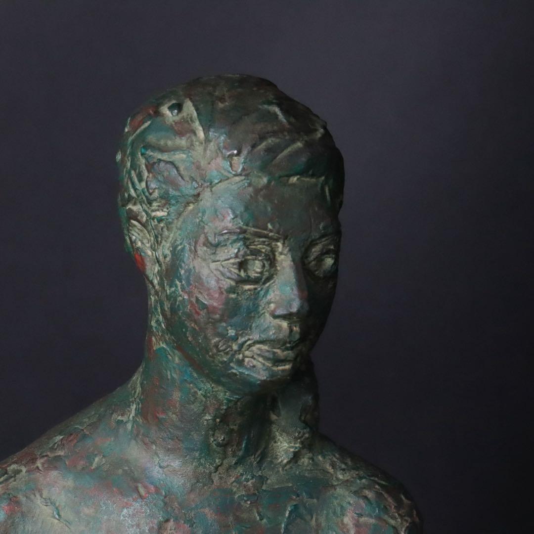 中川清 ブロンズ 裸婦像 高43cm 重さ 約6kg