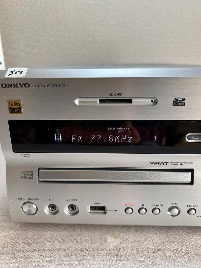 17S 整備ONKYO NFR-7FX ハイレゾ CD/SD/USBレシーバー