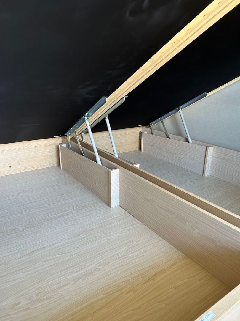 シングルベッドフレーム ナチュラルウッド　2セット※購入時、要コメント⭐︎