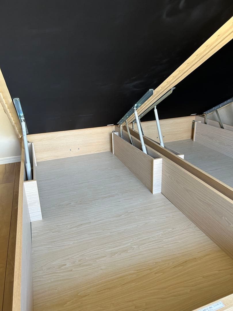 シングルベッドフレーム ナチュラルウッド　2セット※購入時、要コメント⭐︎