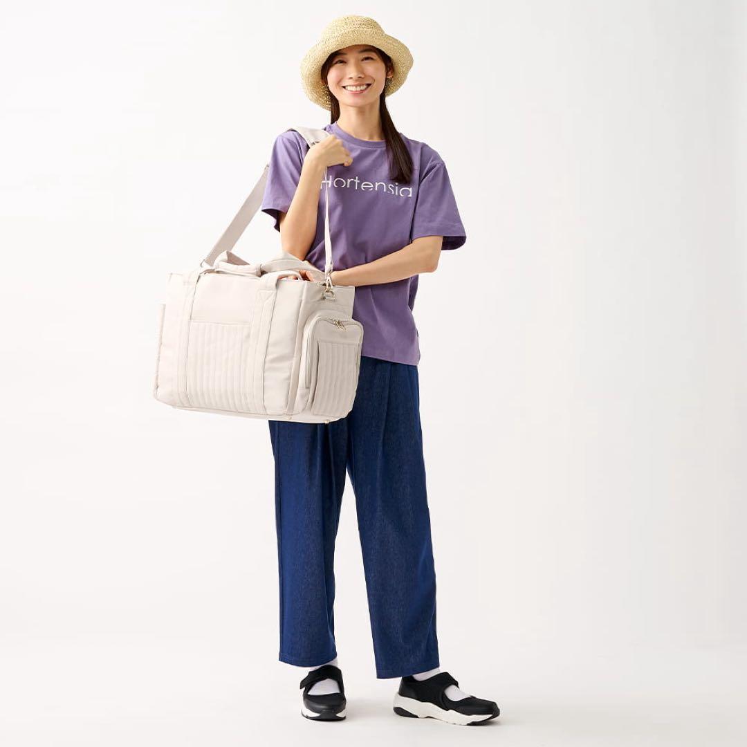 即購入可❕マザーズ機能が全部盛り！ファミリーライフボストンバッグ　チャコール