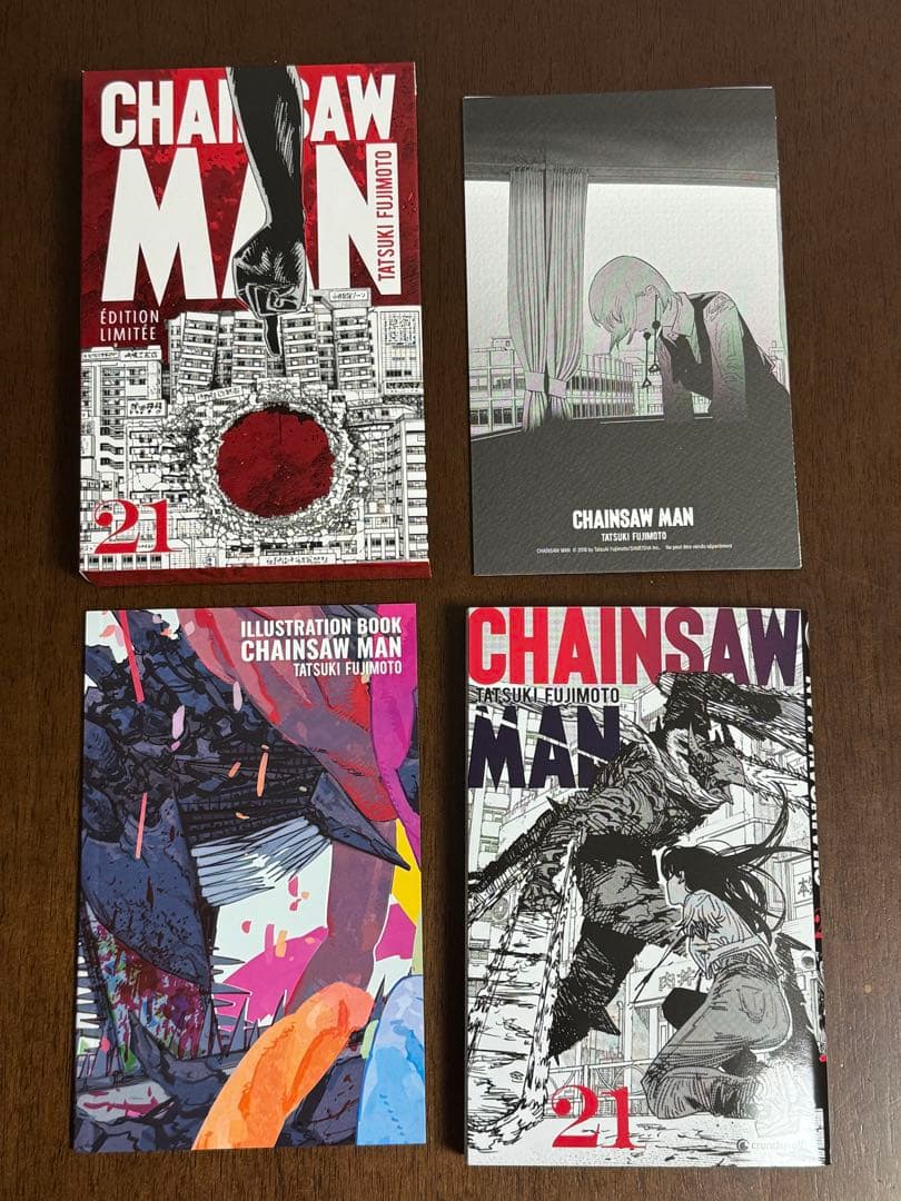 チェンソーマン21巻フランス限定特装版 ポストカード