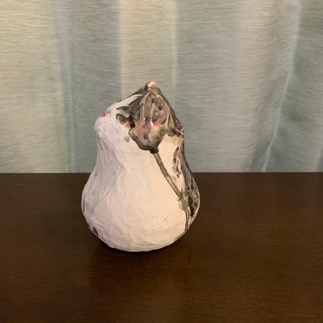 久下貴史　マンハッタナーズ　猫の置物　個展限定品　一点もの　フェデリコくん