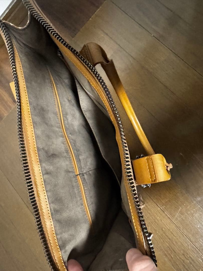 ZANELLATO ブラウントートバッグ　美品