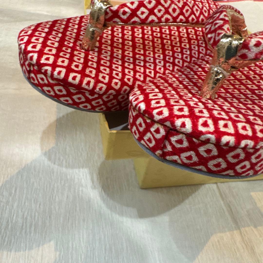 総額約6万円で購入！高島屋購入！正絹 被布　おまけの草履と髪飾り付き