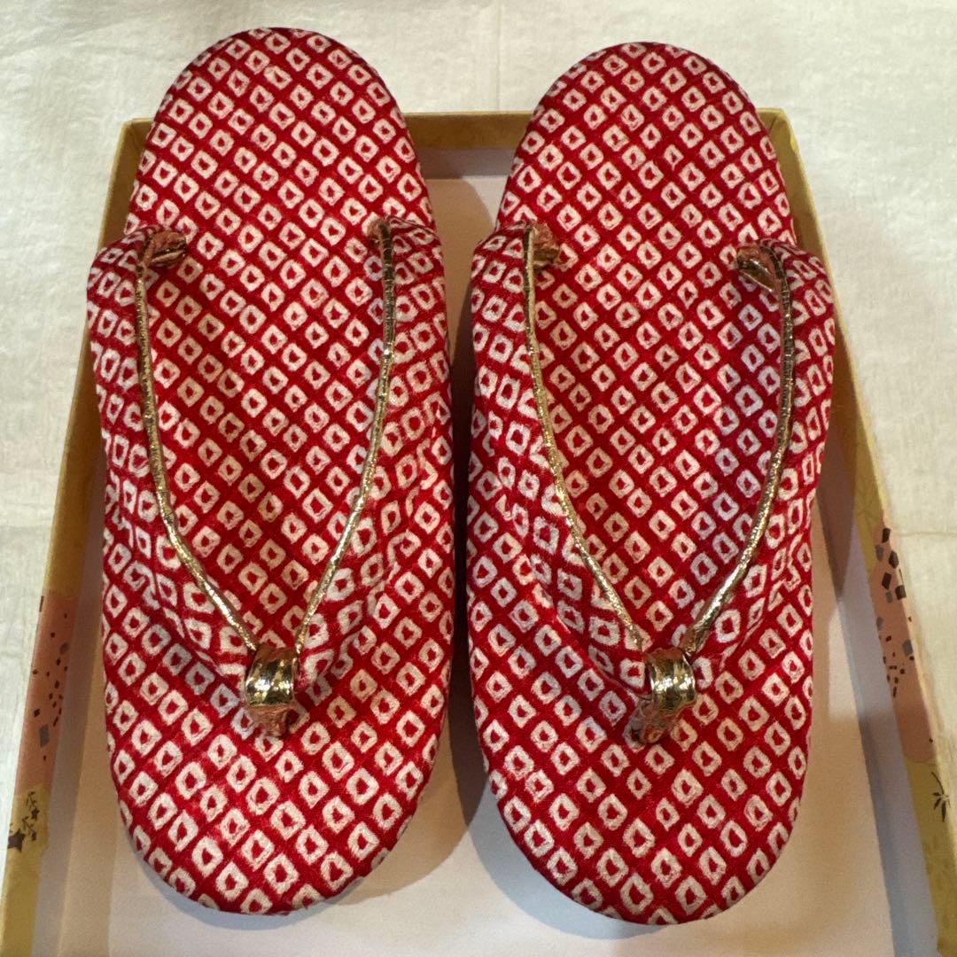 総額約6万円で購入！高島屋購入！正絹 被布　おまけの草履と髪飾り付き