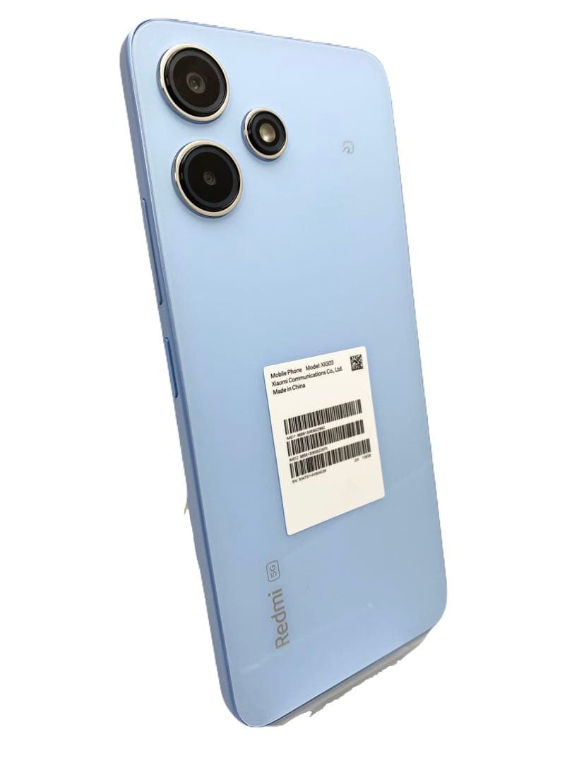 Redmi12 5G 128GB 箱、クリアカバー付き スカイブルー 美品