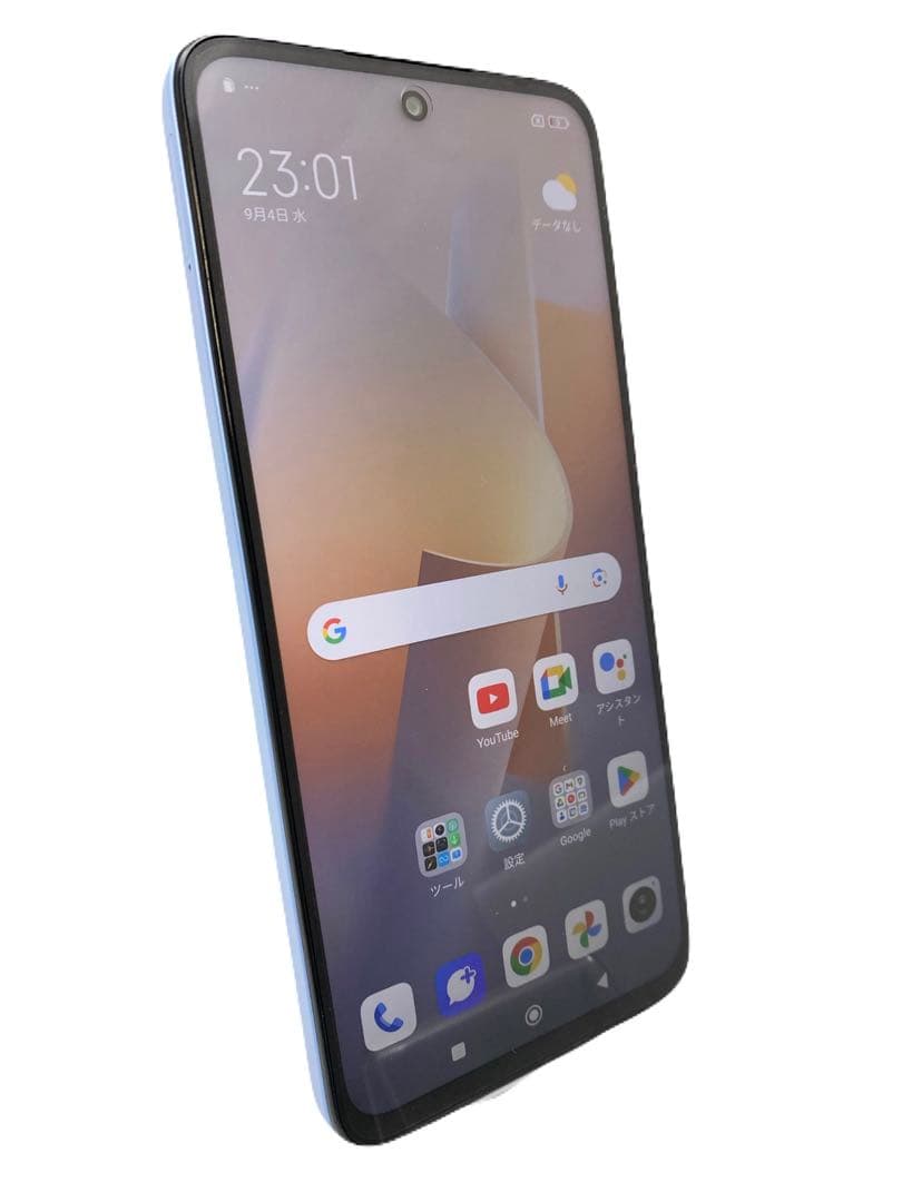 Redmi12 5G 128GB 箱、クリアカバー付き スカイブルー 美品