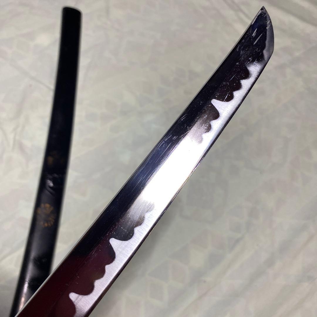 模造刀 黄色柄 雲龍楕円金鍔 花火絵黒鞘