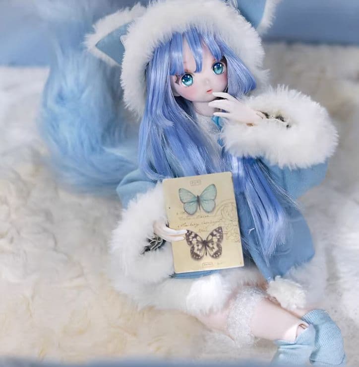 AX519 BJD 1/4 ドール本体 koko 球体関節人形 ハンドメイド