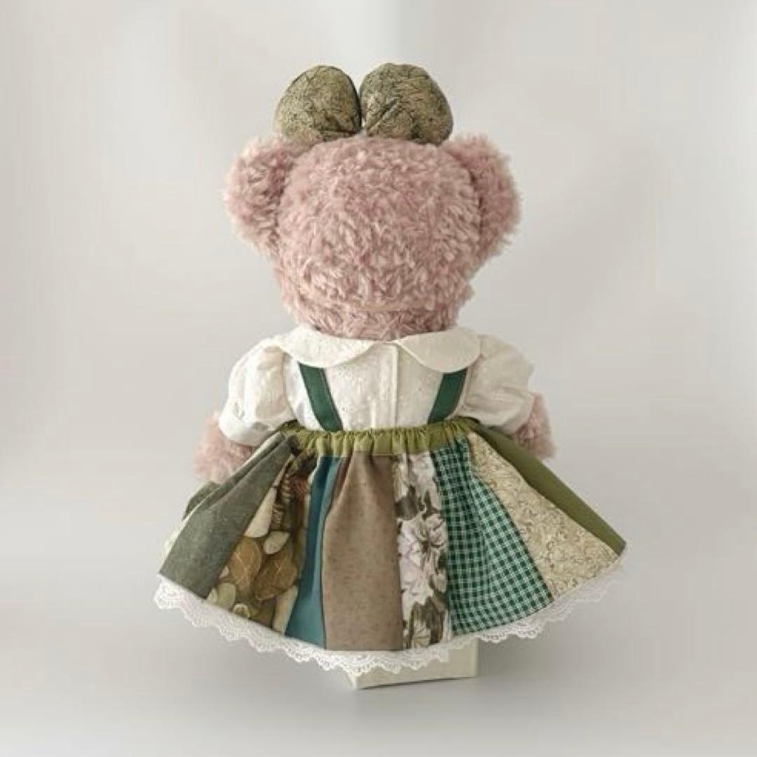 ダッフィ＆シェリーメイ　パッチワーク風リンクコーデコスチューム（グリーン系）